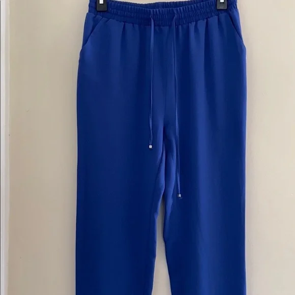 Royal Blue Forever 21 Drawstring Pants - Picture 6 of 7